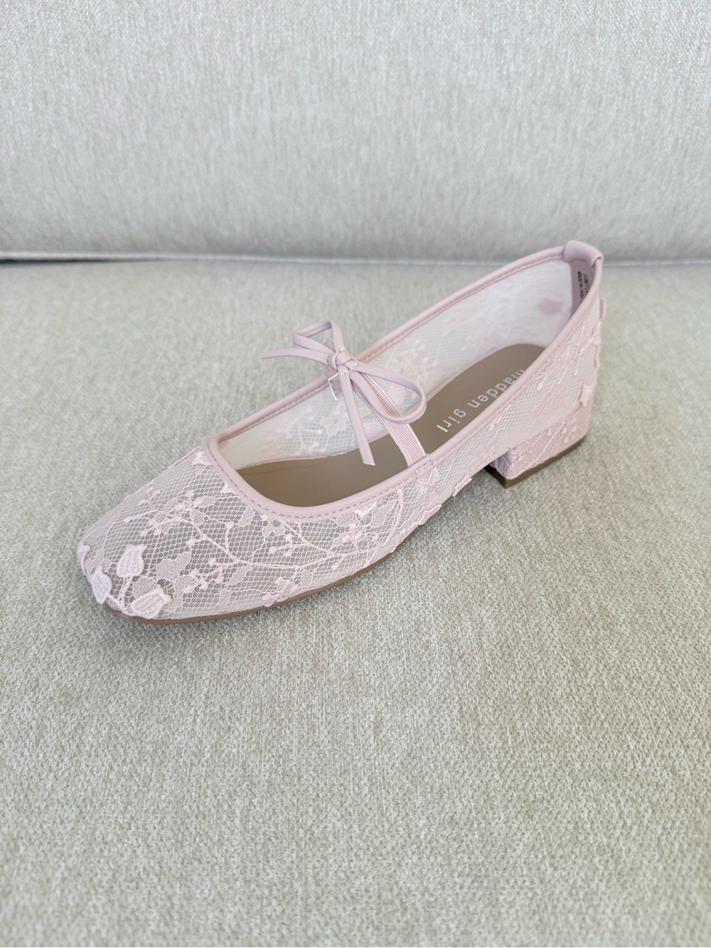 Madden Girl Blush Lace Ballet Flat